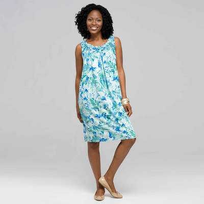 Floral Smock Tank Dress Floral Smock Tank Dress, , medium