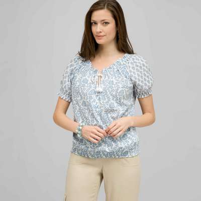 Short Sleeve Raglan Smock Shirt. Short Sleeve Raglan Smock Shirt., , medium